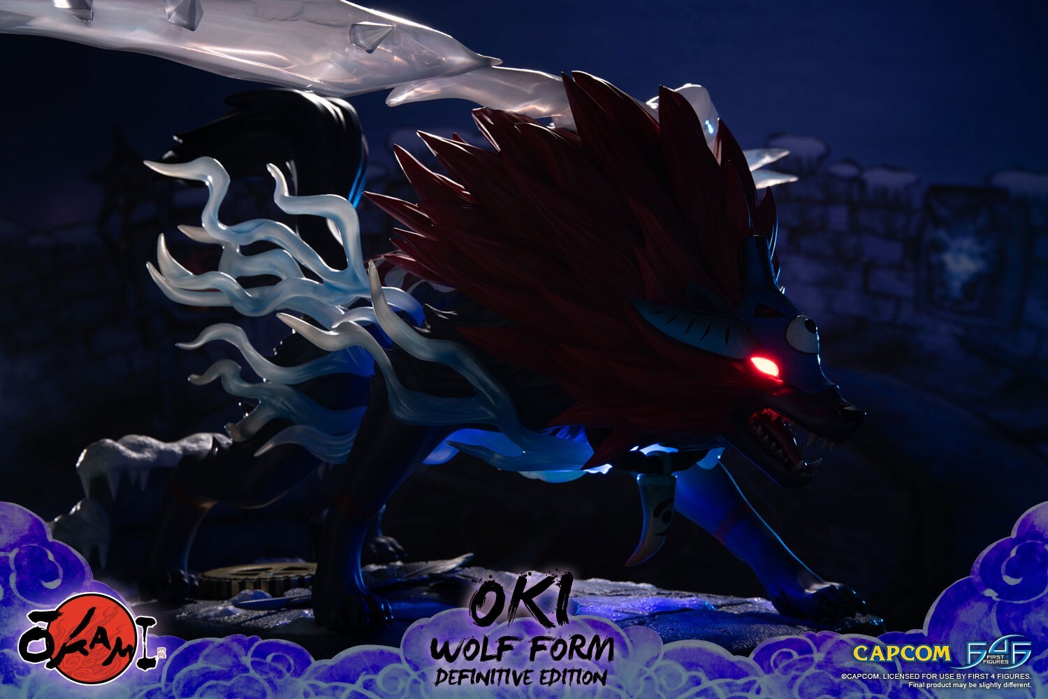 Ookami - Okikurumi - Wolf Form, Definitive Edition (First 4 Figures) photo 9