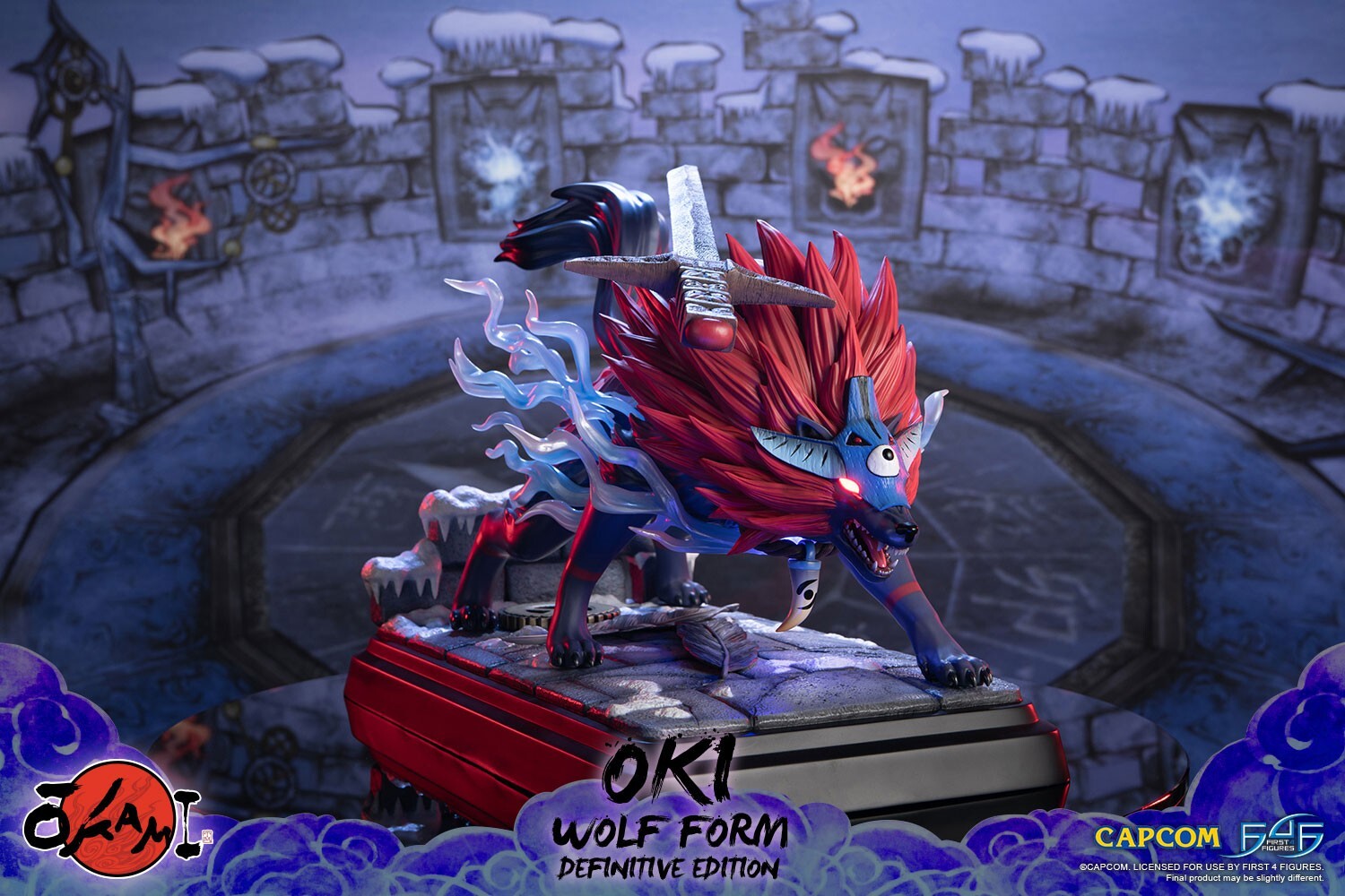 Ookami - Okikurumi - Wolf Form, Definitive Edition (First 4 Figures) photo 12