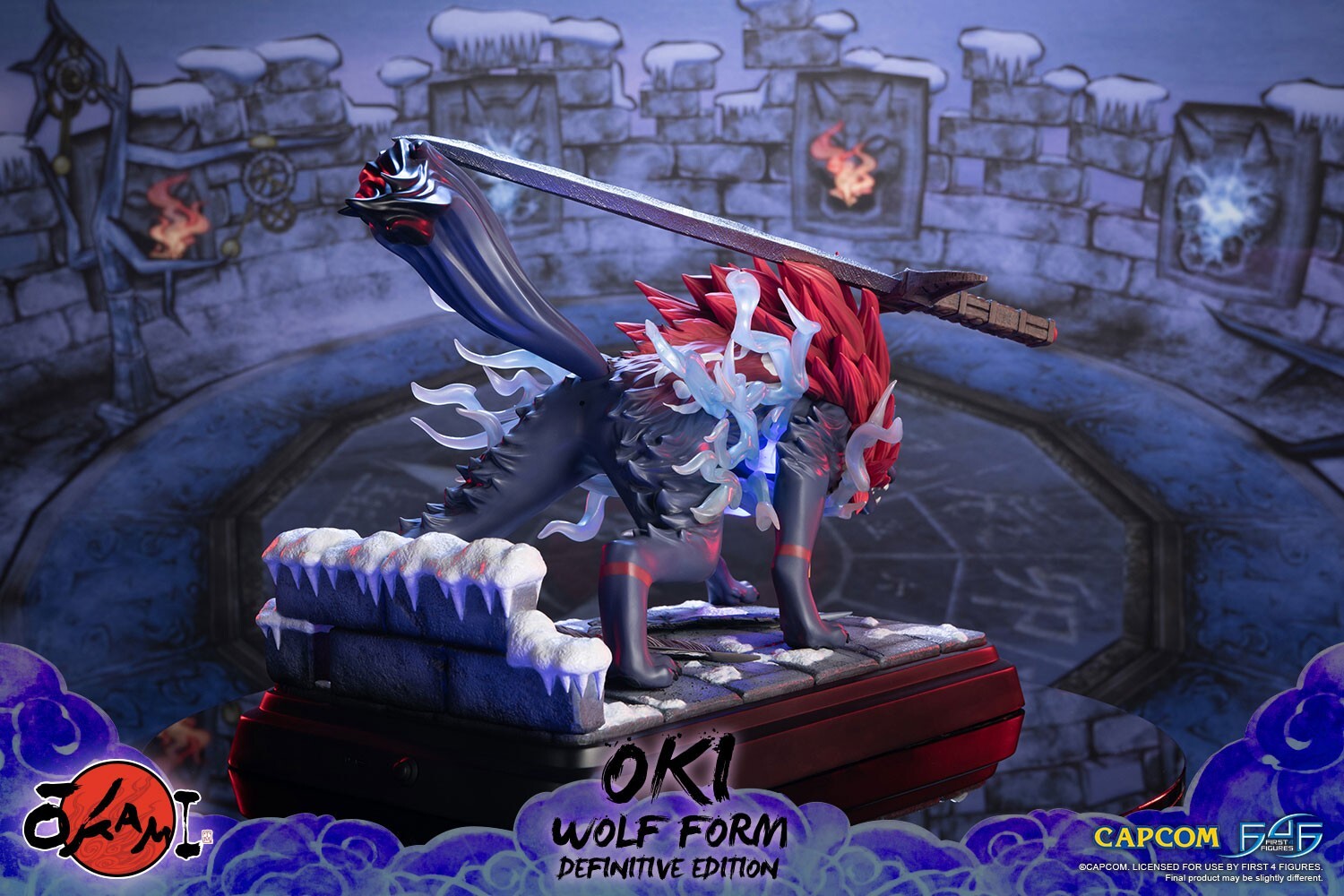 Ookami - Okikurumi - Wolf Form, Definitive Edition (First 4 Figures) photo 13