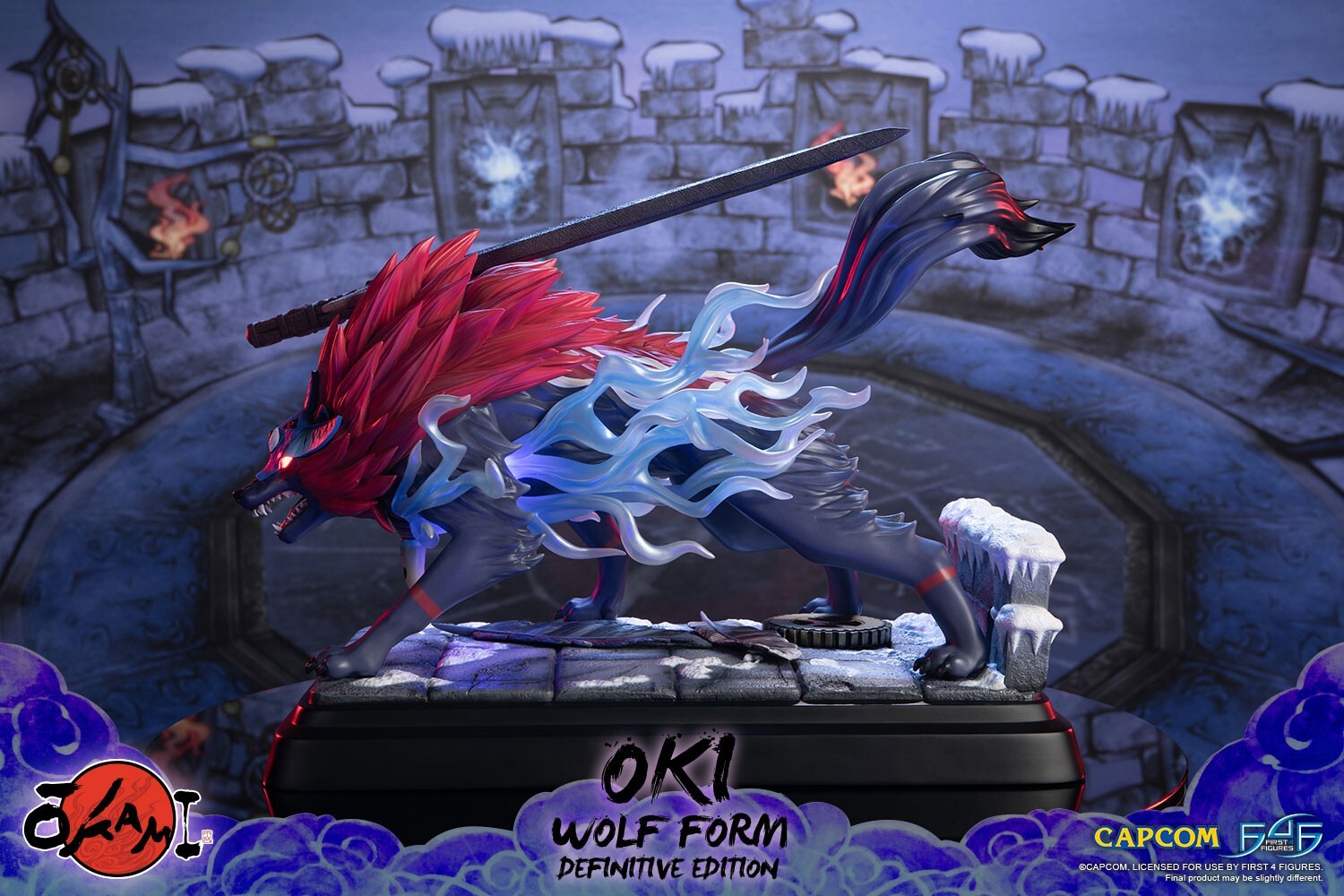 Ookami - Okikurumi - Wolf Form, Definitive Edition (First 4 Figures) photo 16
