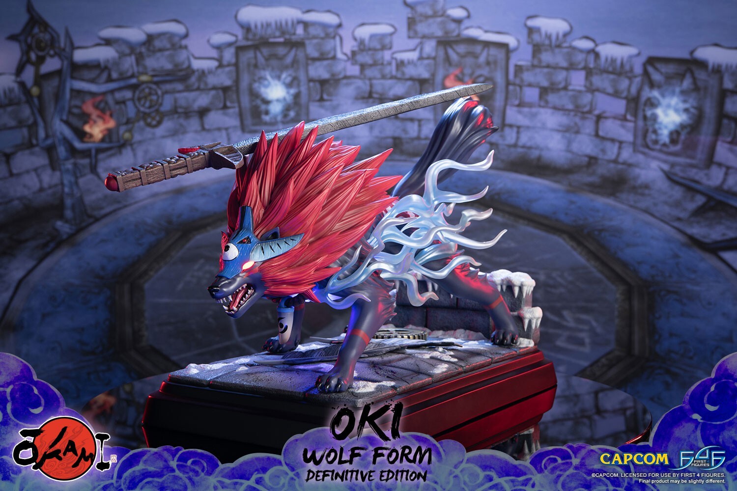 Ookami - Okikurumi - Wolf Form, Definitive Edition (First 4 Figures) photo 17