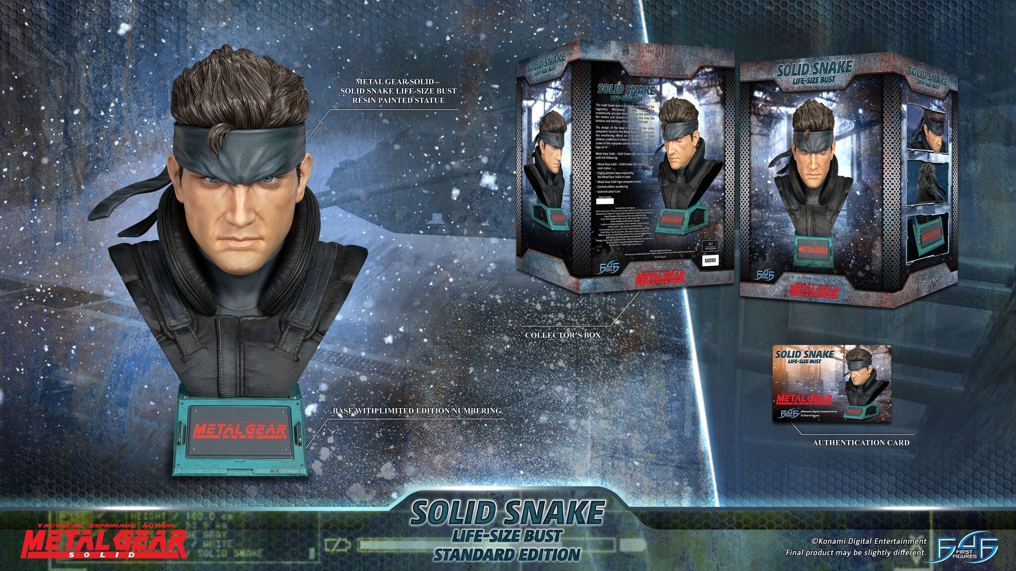 Metal Gear Solid - Solid Snake - Bust - Life-Size Bust - 1/1 - Standard (First 4 Figures) photo 2