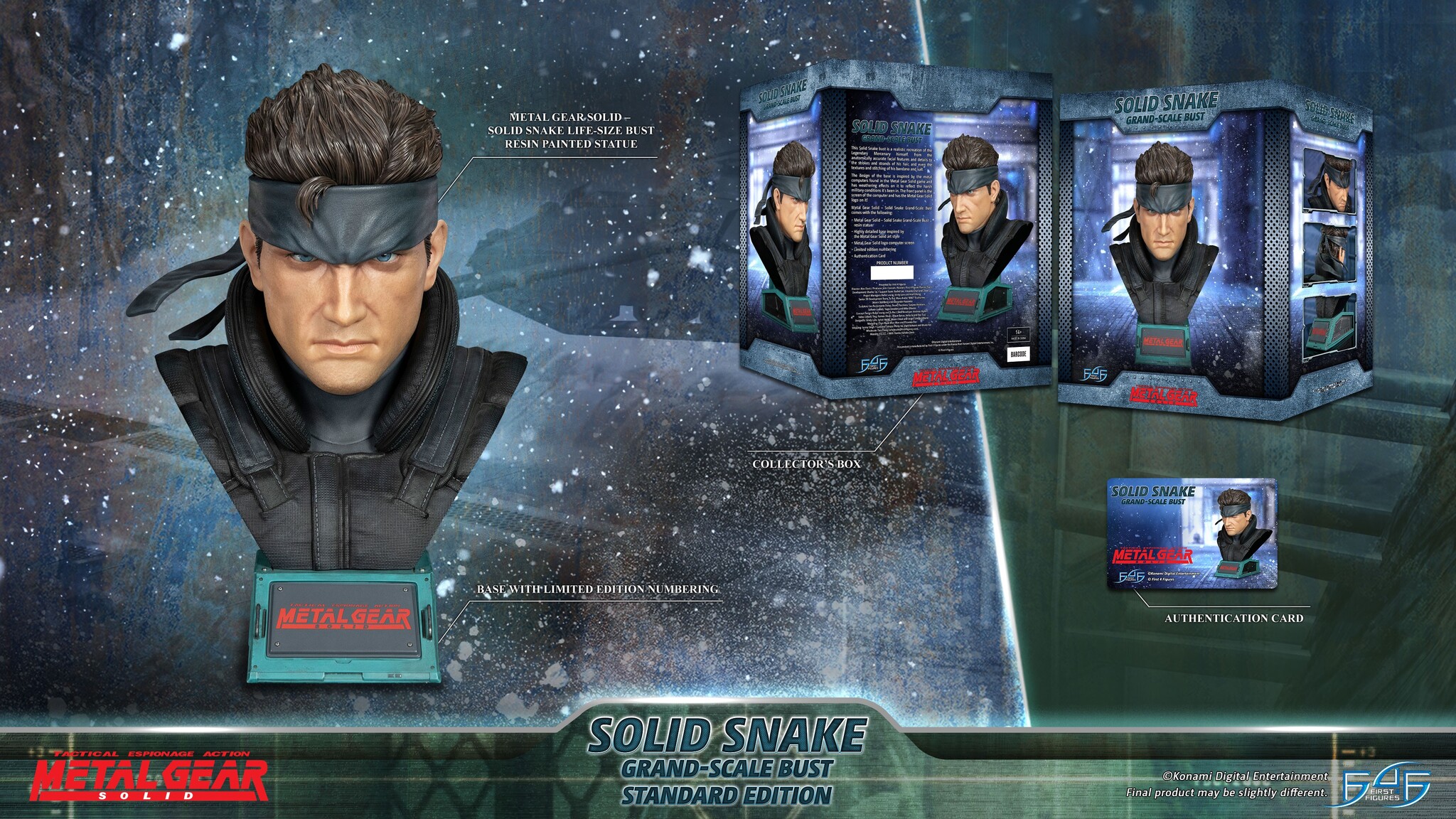 Metal Gear Solid - Solid Snake - Bust - Grand Scale Bust - Standard (First 4 Figures) photo 2