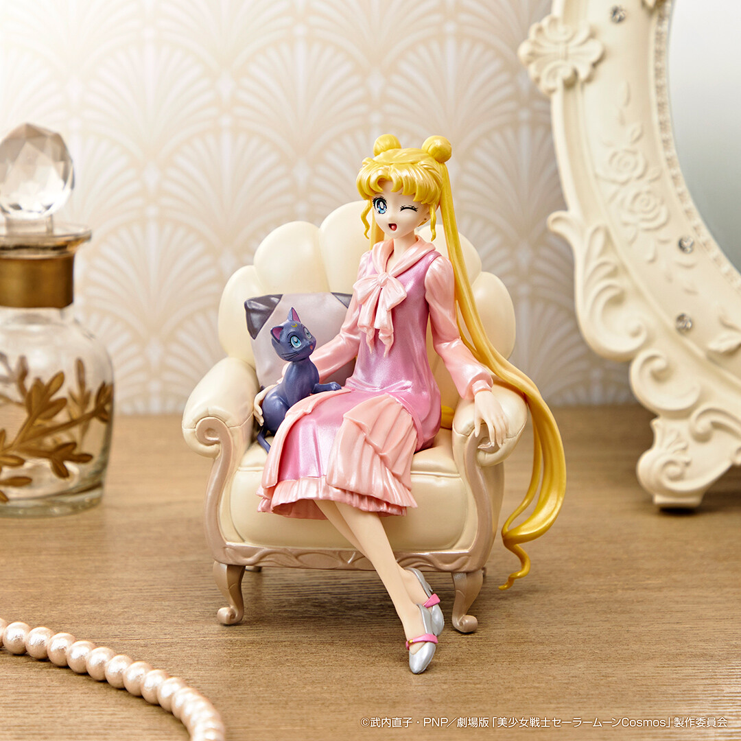 Gekijouban Bishoujo Senshi Sailor Moon Cosmos - Luna - Tsukino Usagi - Ichiban Kuji - Ichiban Kuji Gekijouban Bishoujo Senshi Sailor Moon Cosmos ~Antique Style~  (Last One Prize) - Antique Style, Special Color (Bandai Spirits) photo 2