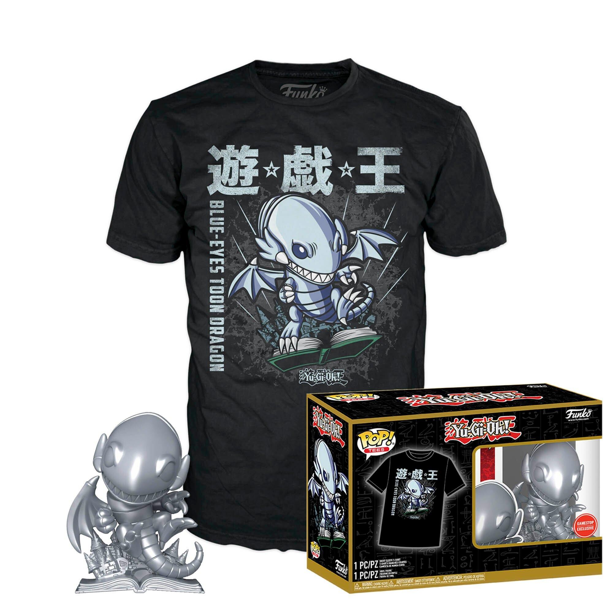 Yu-Gi-Oh! Duel Monsters - Blue-Eyes Toon Dragon - POP! & Tee - POP! Animation  (1062) - POP! Vinyl (Funko Toys)
