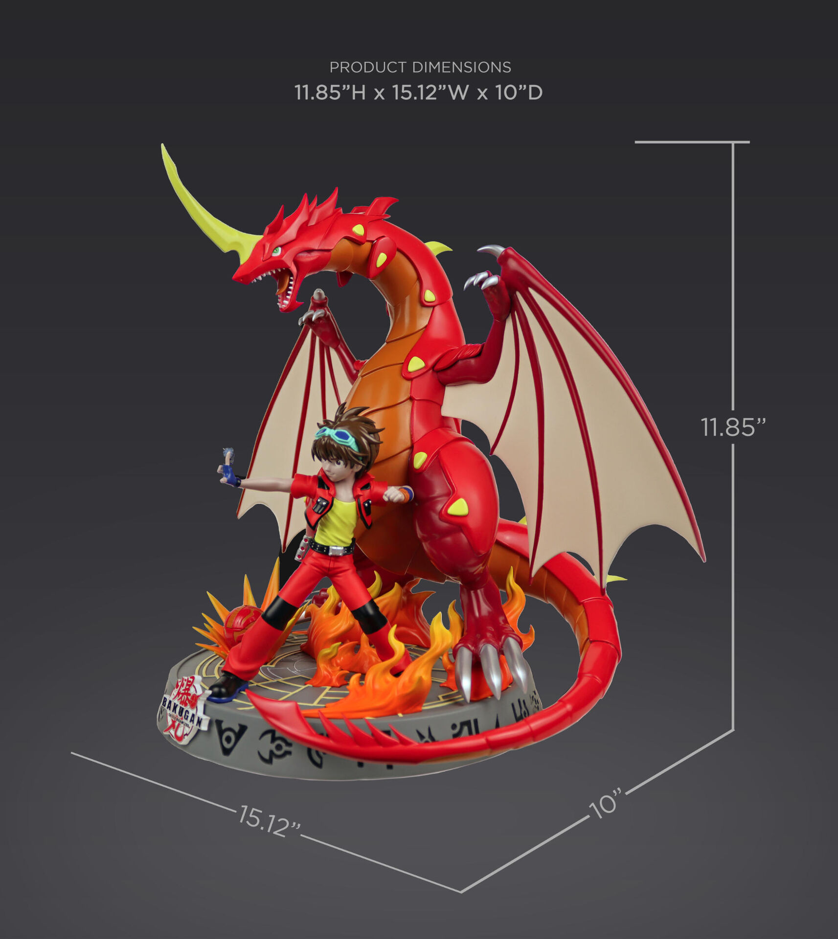 Bakugan - Dragonoid - Kusou Danma - Diorama - 1/10 (Bedrock Collectibles, Spin Master) photo 10