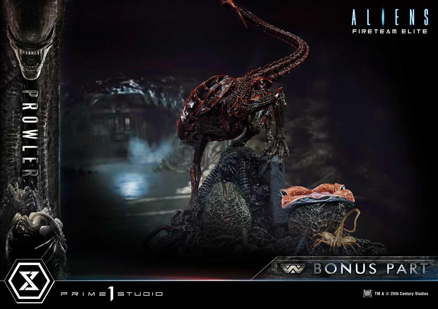 Aliens: Fireteam Elite - Facehugger - Prowler - Concept Masterline  (CMALFE-01S) - Bonus Version (Prime 1 Studio) photo 29