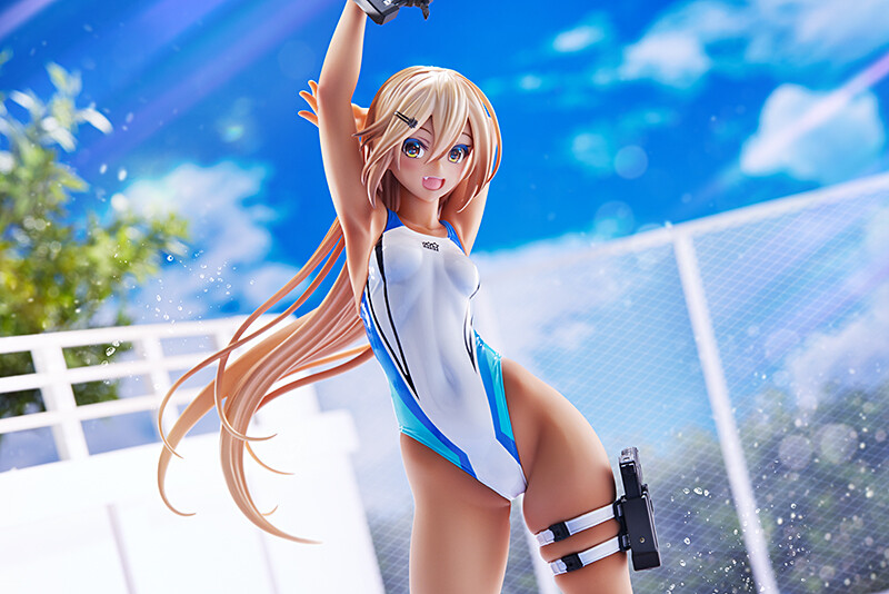 ARMS NOTE - Sueibu no Kouhai - 1/7 - Aoiro Line no Mizugi Ver. (Amakuni, Hobby Japan) photo 6