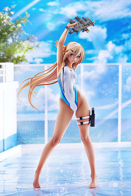 ARMS NOTE - Sueibu no Kouhai - 1/7 - Aoiro Line no Mizugi Ver. (Amakuni, Hobby Japan) photo 12