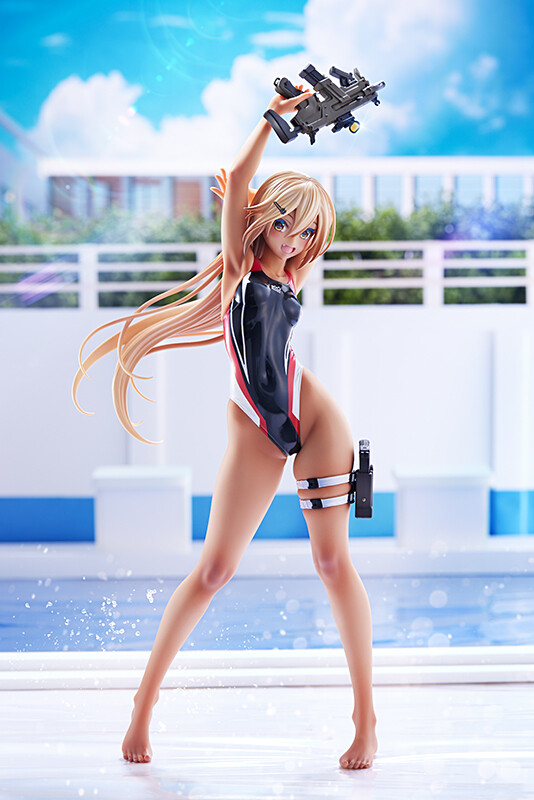 ARMS NOTE - Sueibu no Kouhai - 1/7 - Akairo Line no Mizugi Ver. (Amakuni, Hobby Japan)