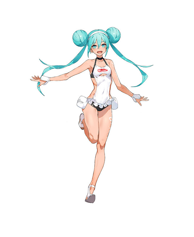 Good Smile Racing - Hatsune Miku - Racing 2022, Tropical Maid Ver. (Bandai Spirits)