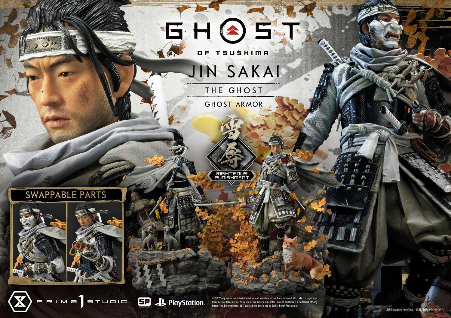 Ghost of Tsushima - Sakai Jin - Ultimate Premium Masterline (UPMGHOT-03LM) - 1/4 - Righteous Punishment Ghost Armor (Prime 1 Studio) photo 32