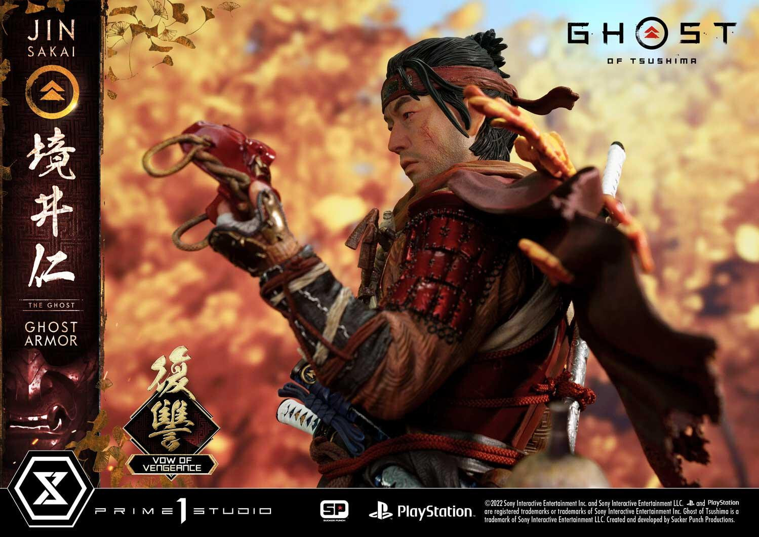 Ghost of Tsushima - Sakai Jin - Ultimate Premium Masterline  (UPMGHOT-04LM) - 1/4 - Vow of Vengeance Ghost Armor (Prime 1 Studio) photo 14