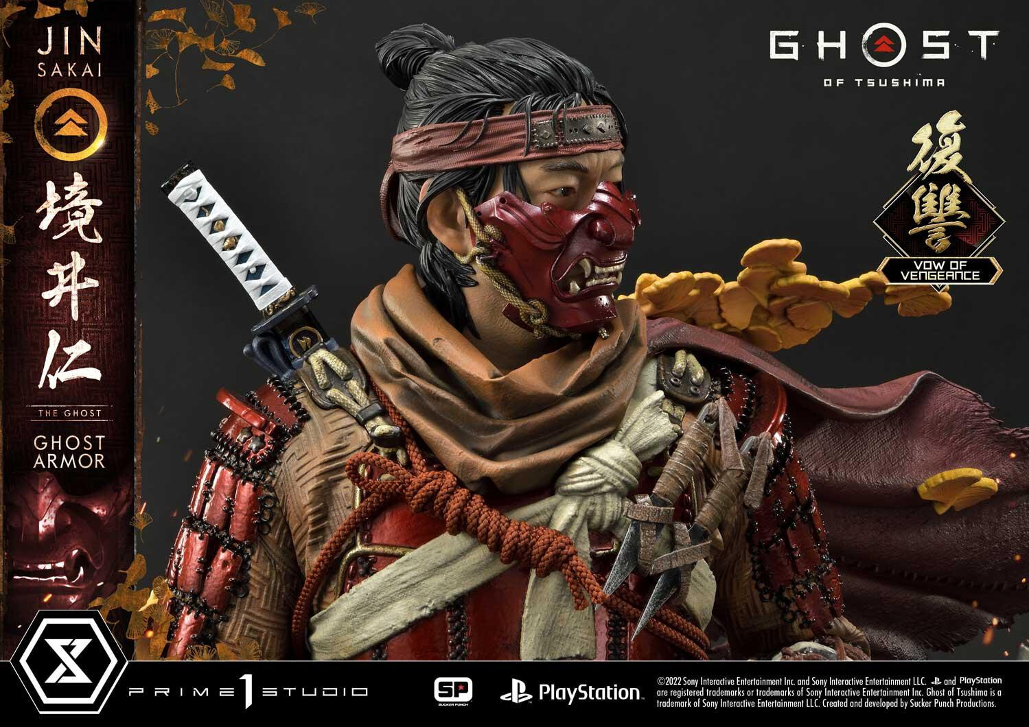 Ghost of Tsushima - Sakai Jin - Ultimate Premium Masterline  (UPMGHOT-04LM) - 1/4 - Vow of Vengeance Ghost Armor (Prime 1 Studio) photo 17