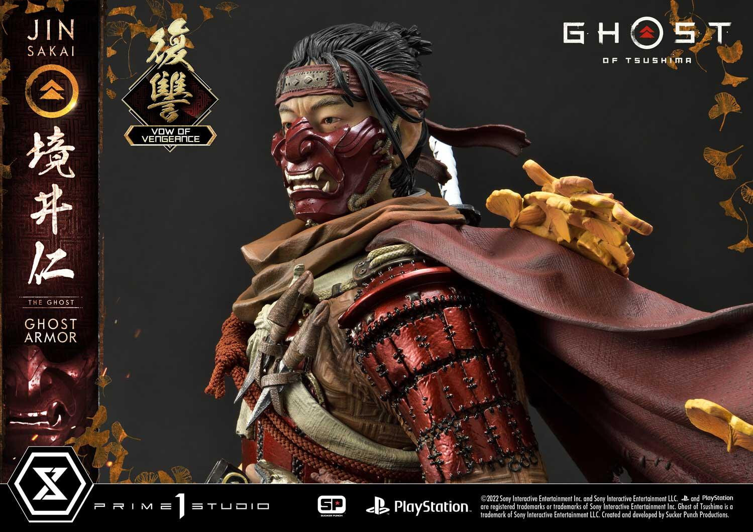 Ghost of Tsushima - Sakai Jin - Ultimate Premium Masterline  (UPMGHOT-04LM) - 1/4 - Vow of Vengeance Ghost Armor (Prime 1 Studio) photo 18