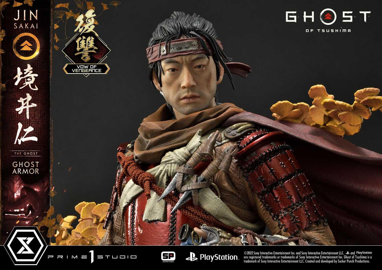 Ghost of Tsushima - Sakai Jin - Ultimate Premium Masterline  (UPMGHOT-04LM) - 1/4 - Vow of Vengeance Ghost Armor (Prime 1 Studio) photo 19
