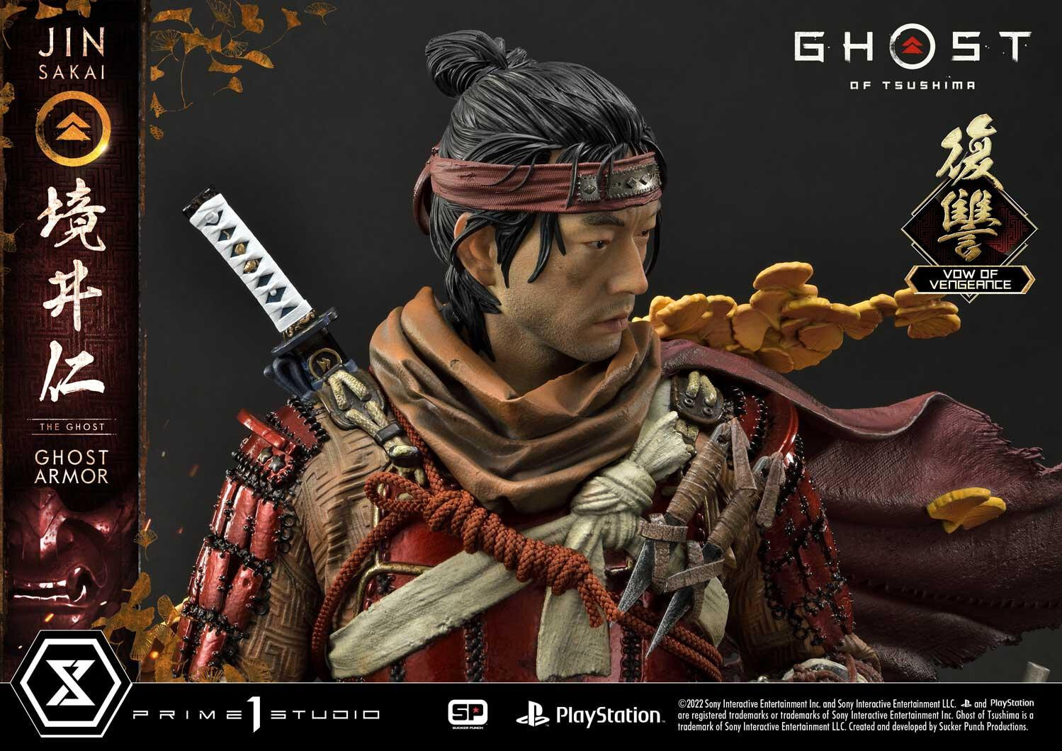 Ghost of Tsushima - Sakai Jin - Ultimate Premium Masterline  (UPMGHOT-04LM) - 1/4 - Vow of Vengeance Ghost Armor (Prime 1 Studio) photo 20