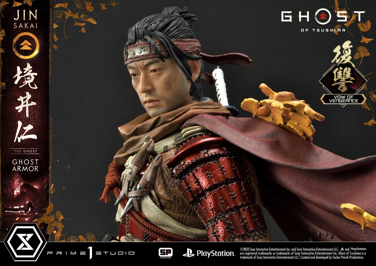 Ghost of Tsushima - Sakai Jin - Ultimate Premium Masterline  (UPMGHOT-04LM) - 1/4 - Vow of Vengeance Ghost Armor (Prime 1 Studio) photo 21