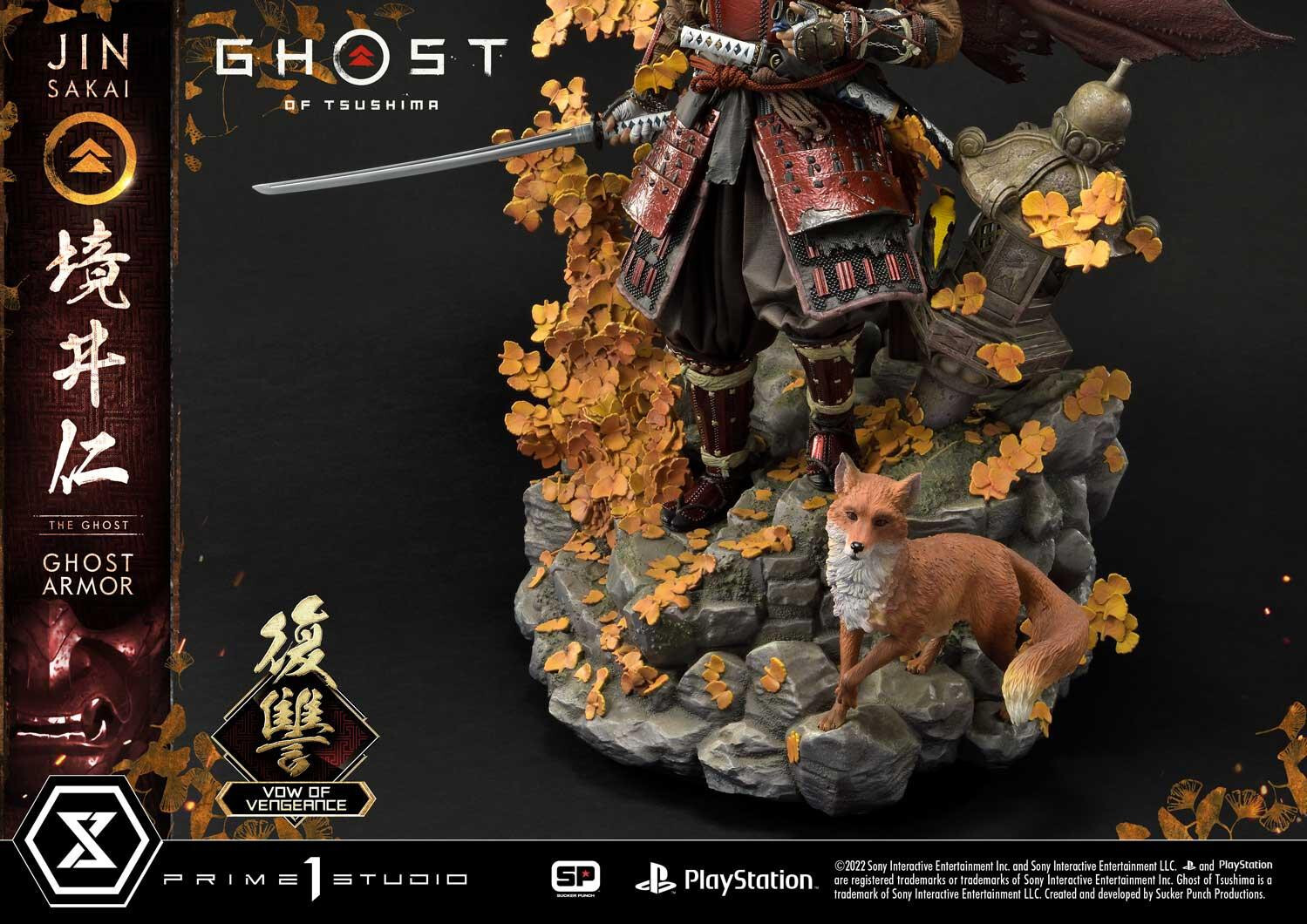 Ghost of Tsushima - Sakai Jin - Ultimate Premium Masterline  (UPMGHOT-04LM) - 1/4 - Vow of Vengeance Ghost Armor (Prime 1 Studio) photo 22
