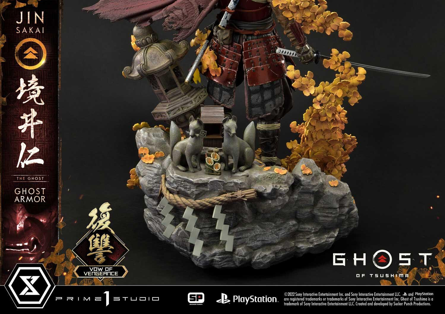 Ghost of Tsushima - Sakai Jin - Ultimate Premium Masterline  (UPMGHOT-04LM) - 1/4 - Vow of Vengeance Ghost Armor (Prime 1 Studio) photo 23