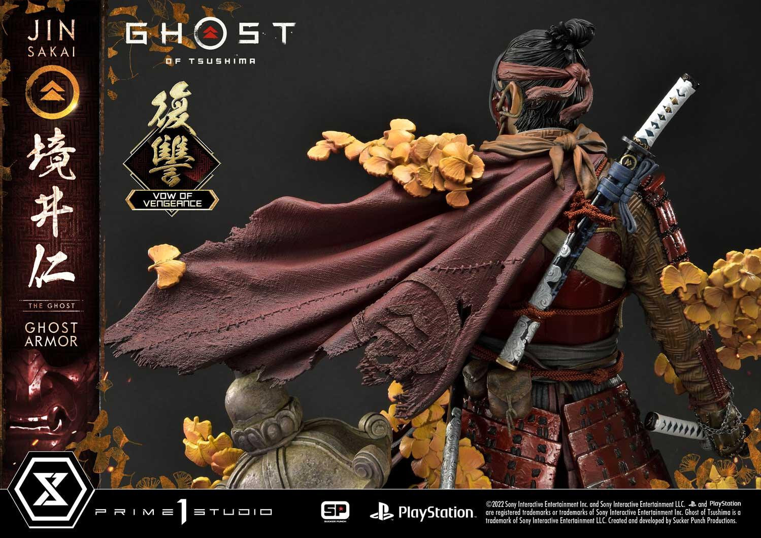 Ghost of Tsushima - Sakai Jin - Ultimate Premium Masterline  (UPMGHOT-04LM) - 1/4 - Vow of Vengeance Ghost Armor (Prime 1 Studio) photo 24