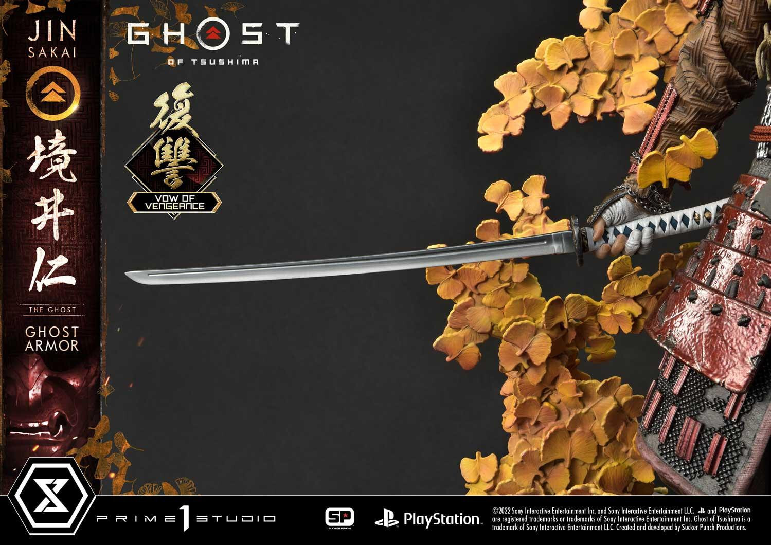 Ghost of Tsushima - Sakai Jin - Ultimate Premium Masterline  (UPMGHOT-04LM) - 1/4 - Vow of Vengeance Ghost Armor (Prime 1 Studio) photo 26