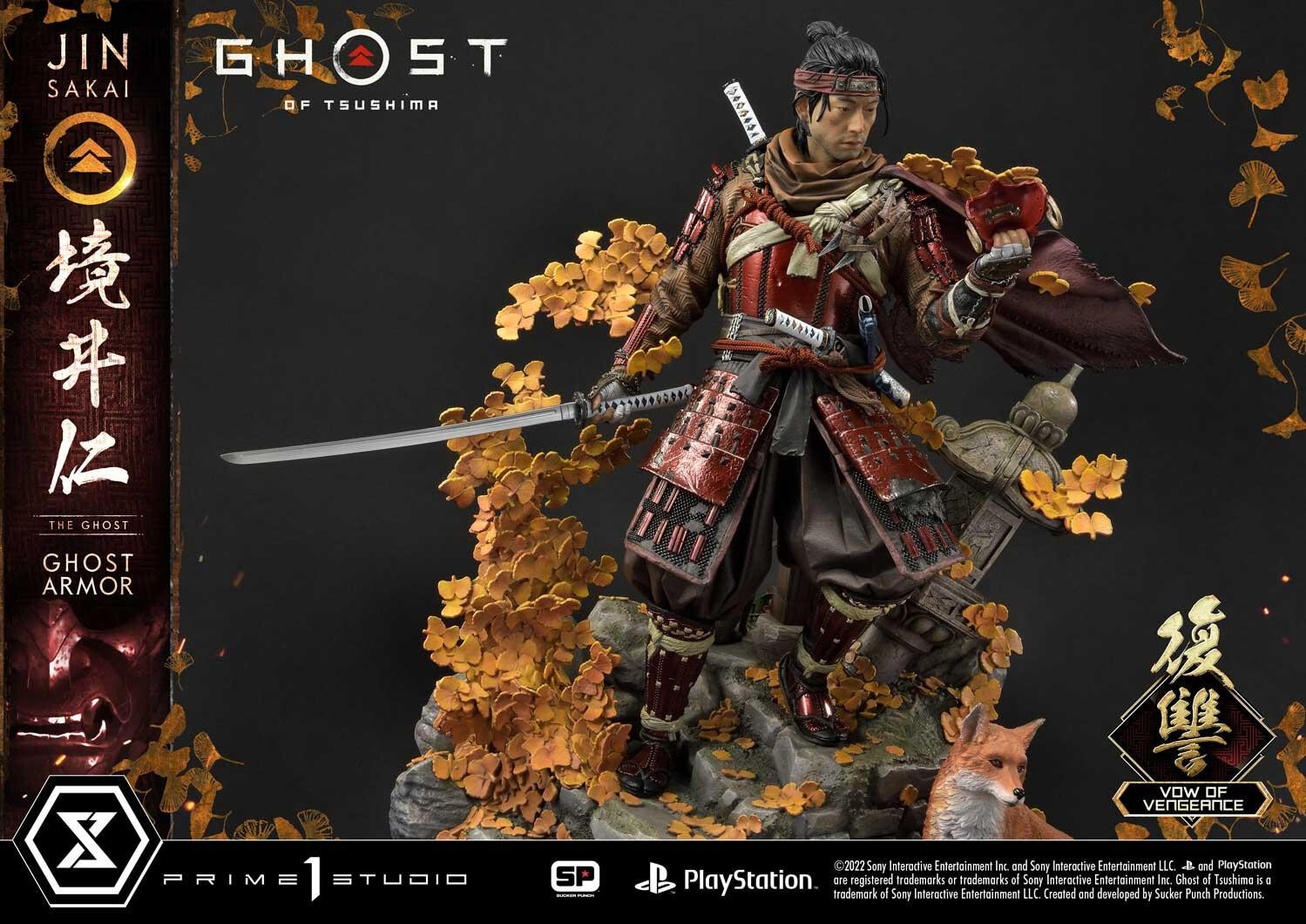 Ghost of Tsushima - Sakai Jin - Ultimate Premium Masterline  (UPMGHOT-04LM) - 1/4 - Vow of Vengeance Ghost Armor (Prime 1 Studio) photo 27