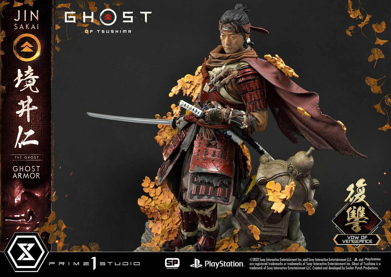 Ghost of Tsushima - Sakai Jin - Ultimate Premium Masterline  (UPMGHOT-04LM) - 1/4 - Vow of Vengeance Ghost Armor (Prime 1 Studio) photo 28