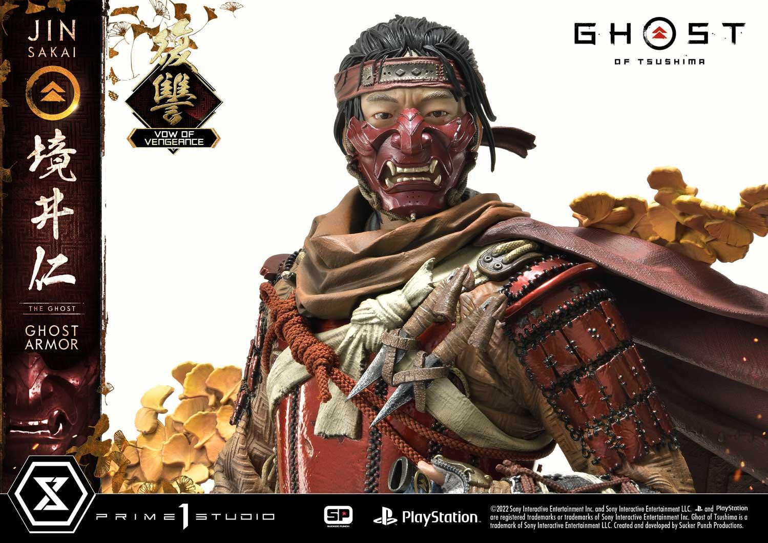 Ghost of Tsushima - Sakai Jin - Ultimate Premium Masterline  (UPMGHOT-04LM) - 1/4 - Vow of Vengeance Ghost Armor (Prime 1 Studio) photo 29