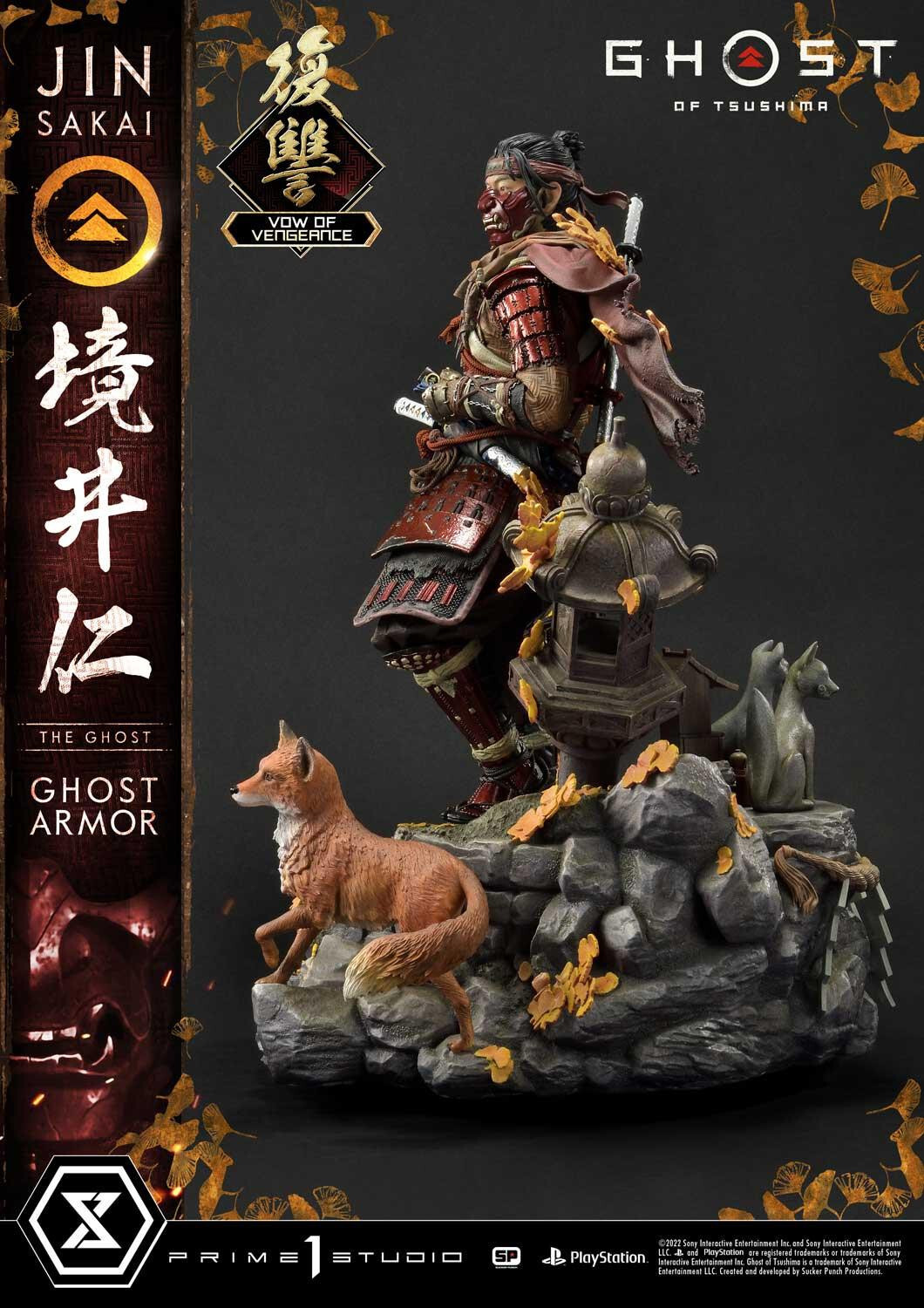 Ghost of Tsushima - Sakai Jin - Ultimate Premium Masterline  (UPMGHOT-04LM) - 1/4 - Vow of Vengeance Ghost Armor (Prime 1 Studio) photo 38