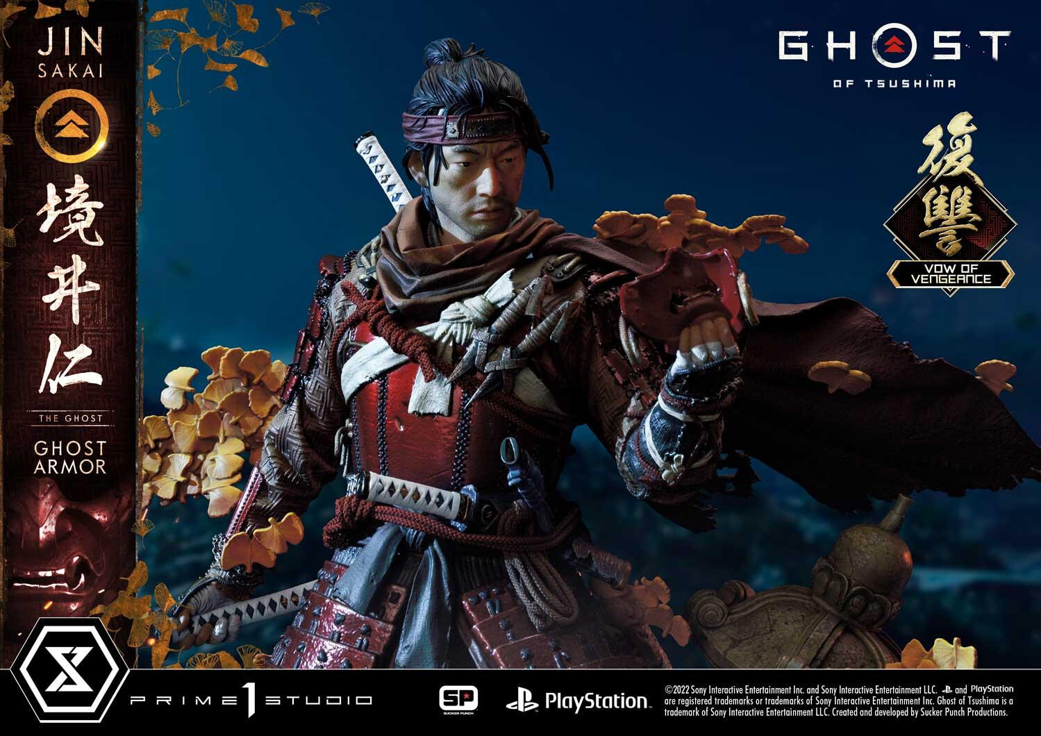 Ghost of Tsushima - Sakai Jin - Ultimate Premium Masterline  (UPMGHOT-04LM) - 1/4 - Vow of Vengeance Ghost Armor (Prime 1 Studio) photo 41