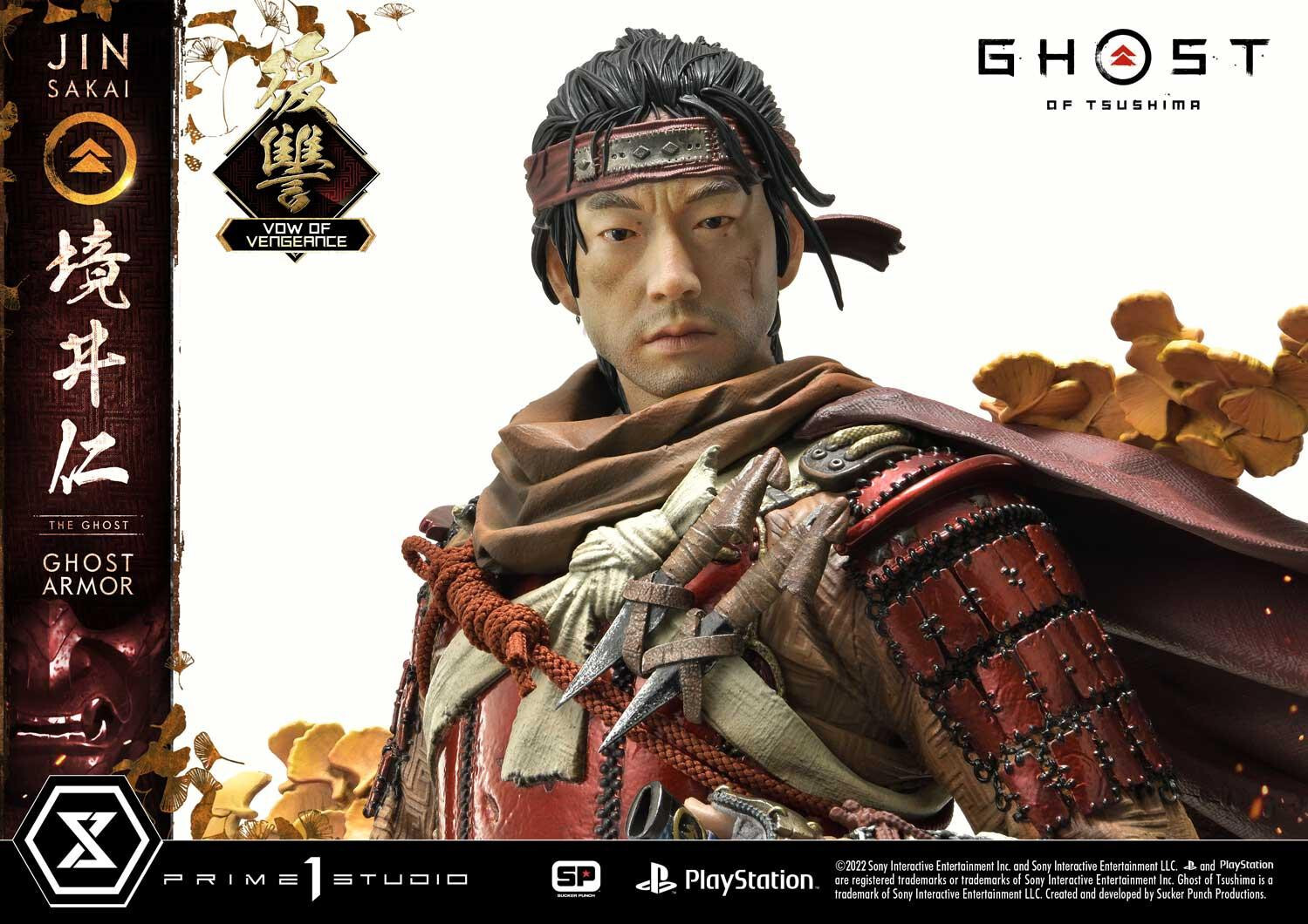 Ghost of Tsushima - Sakai Jin - Ultimate Premium Masterline  (UPMGHOT-04LM) - 1/4 - Vow of Vengeance Ghost Armor (Prime 1 Studio) photo 44
