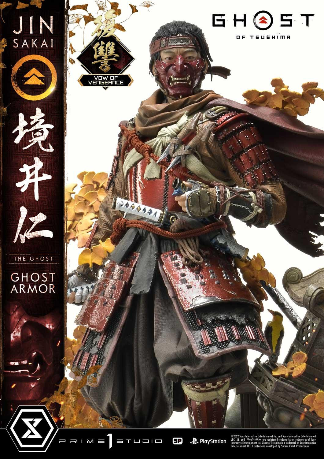Ghost of Tsushima - Sakai Jin - Ultimate Premium Masterline  (UPMGHOT-04LM) - 1/4 - Vow of Vengeance Ghost Armor (Prime 1 Studio) photo 52