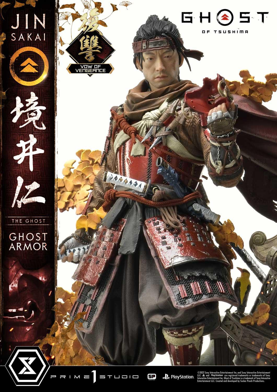 Ghost of Tsushima - Sakai Jin - Ultimate Premium Masterline  (UPMGHOT-04LM) - 1/4 - Vow of Vengeance Ghost Armor (Prime 1 Studio) photo 53