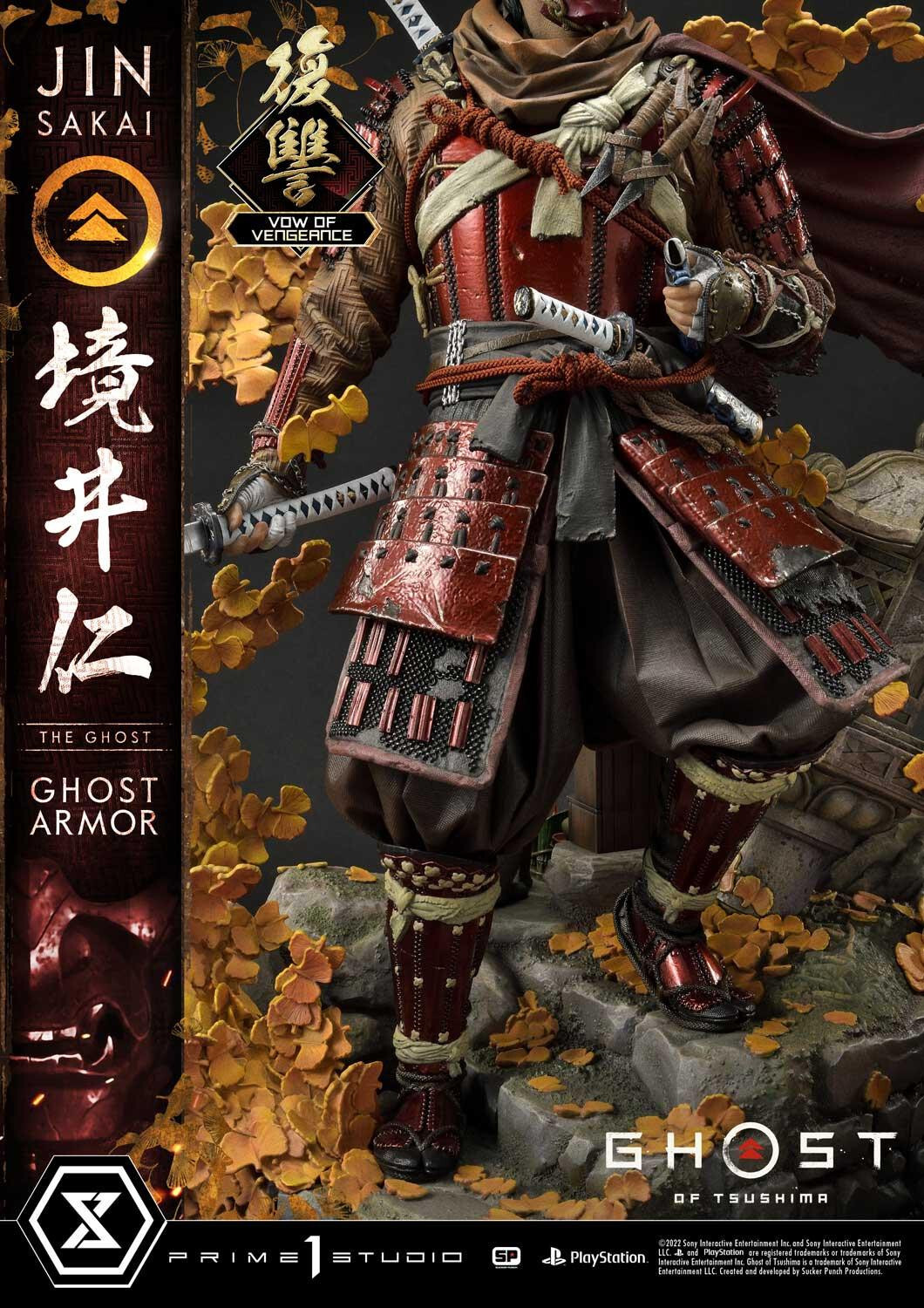 Ghost of Tsushima - Sakai Jin - Ultimate Premium Masterline  (UPMGHOT-04LM) - 1/4 - Vow of Vengeance Ghost Armor (Prime 1 Studio) photo 54