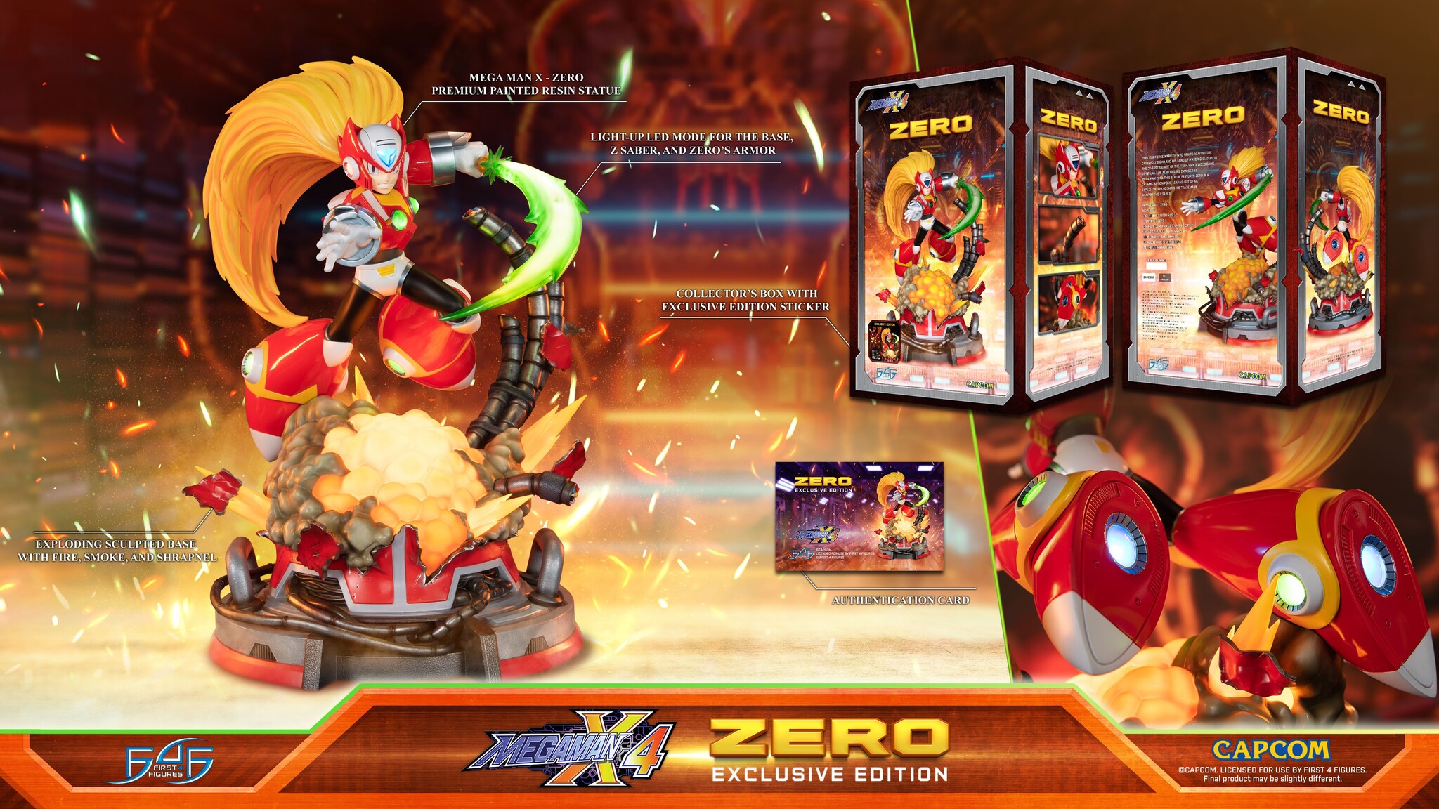 Rockman X4 - Zero - Exclusive Edition (First 4 Figures) photo 21