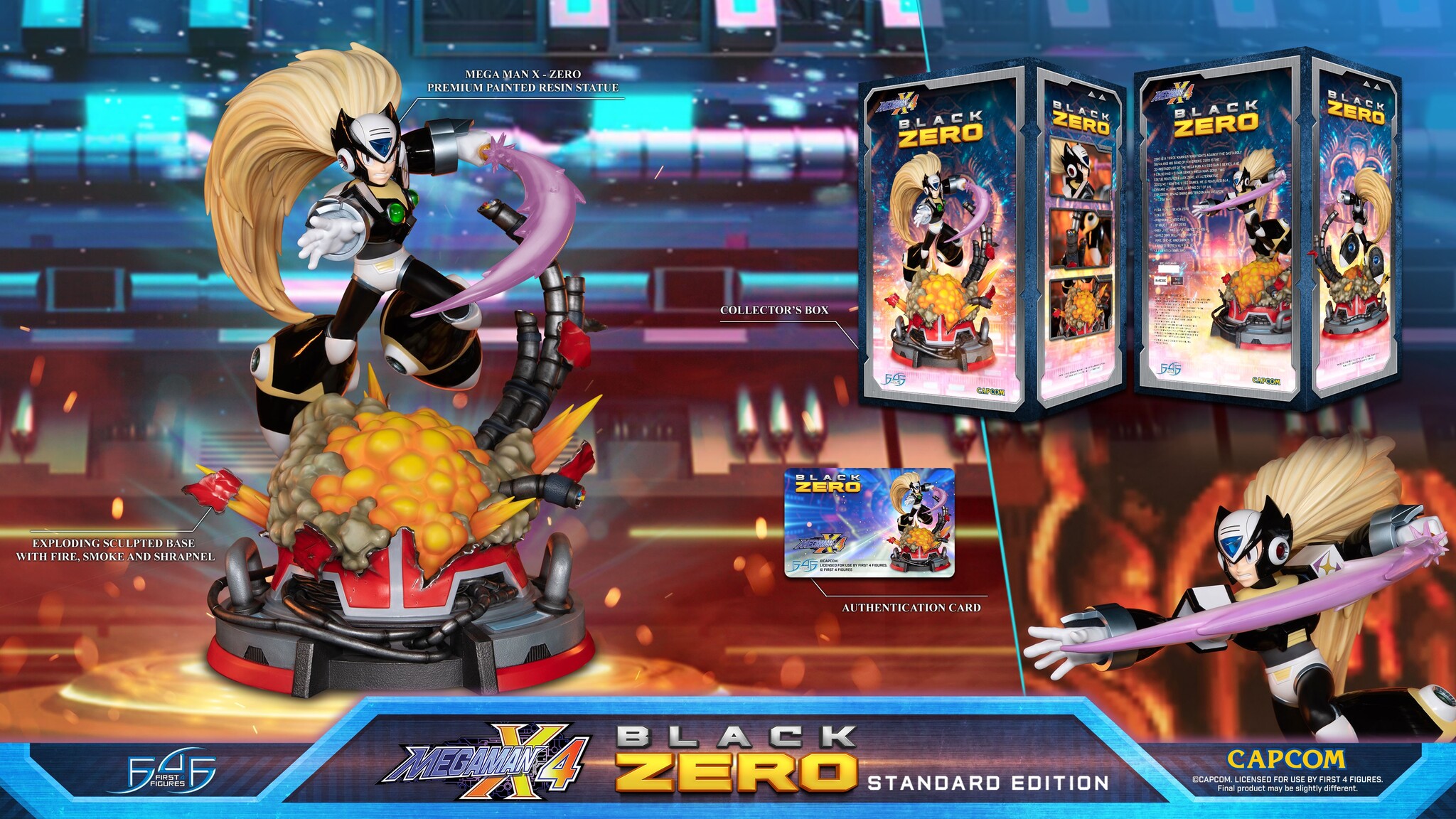 Rockman X4 - Zero - Black, Standard Edition (First 4 Figures) photo 17