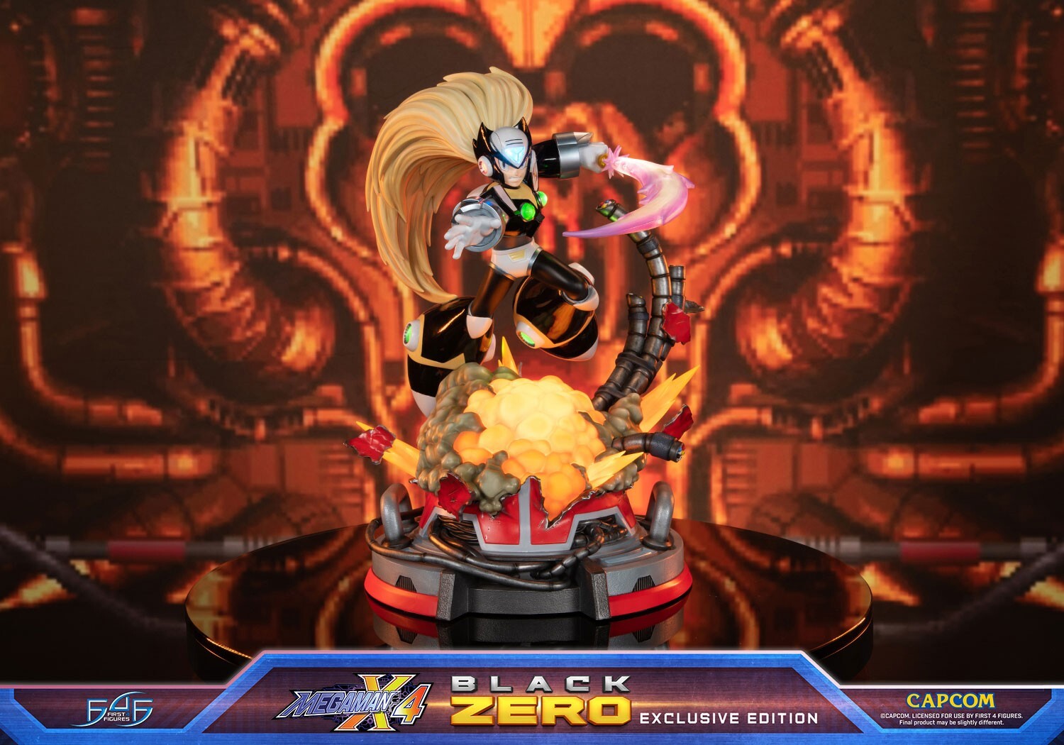 Rockman X4 - Zero - Black, Exclusive Edition (First 4 Figures) photo 9
