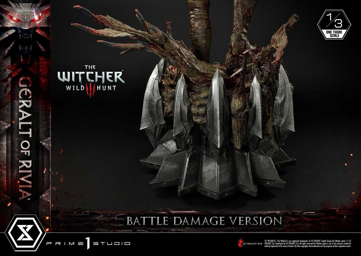 The Witcher 3: Wild Hunt - Geralt - Museum Masterline Series  (MMW3-01BD) - 1/3 - Battle Damage Version (Prime 1 Studio) photo 19