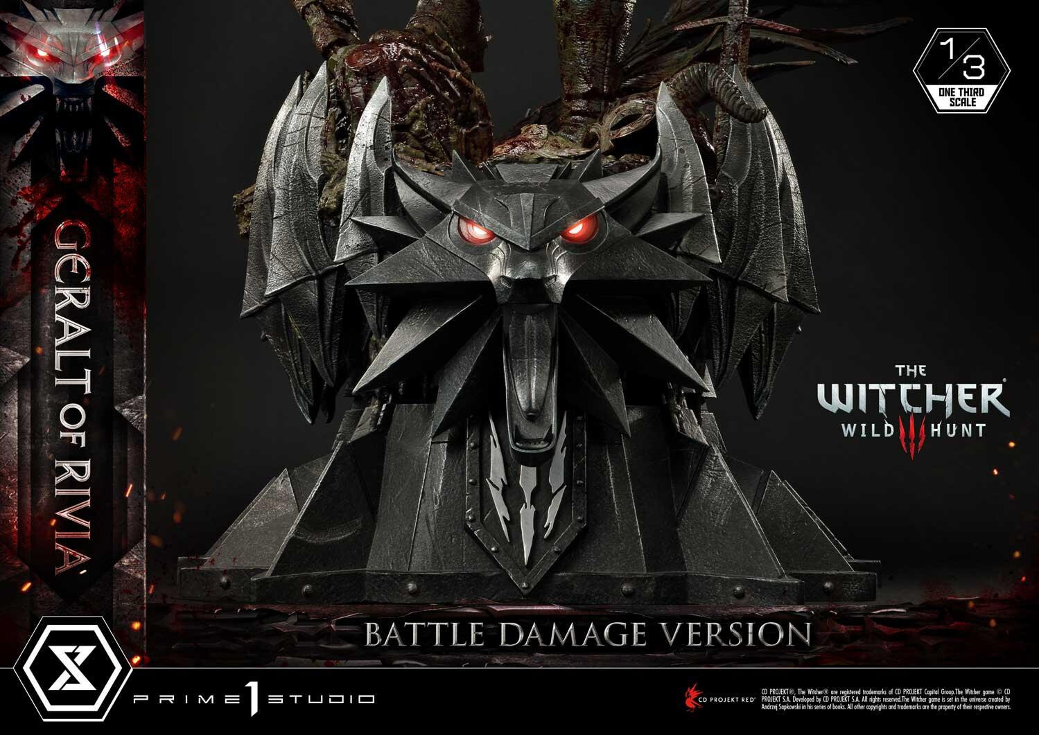 The Witcher 3: Wild Hunt - Geralt - Museum Masterline Series  (MMW3-01BD) - 1/3 - Battle Damage Version (Prime 1 Studio) photo 20