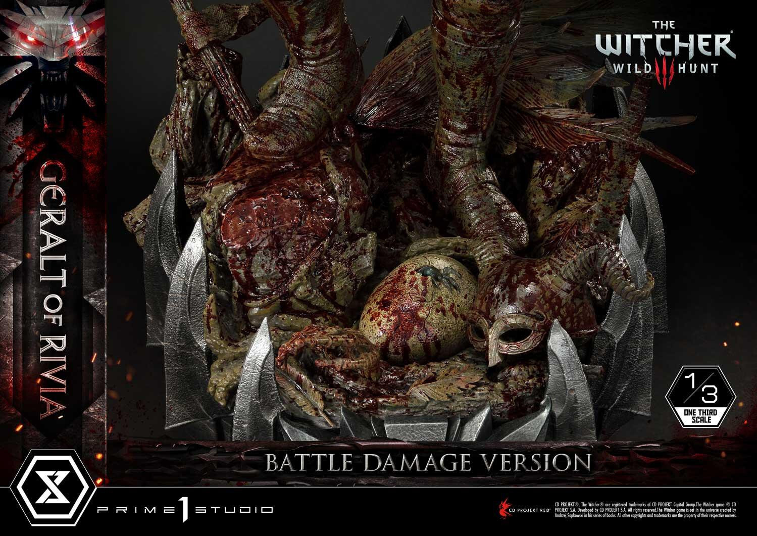 The Witcher 3: Wild Hunt - Geralt - Museum Masterline Series  (MMW3-01BD) - 1/3 - Battle Damage Version (Prime 1 Studio) photo 34