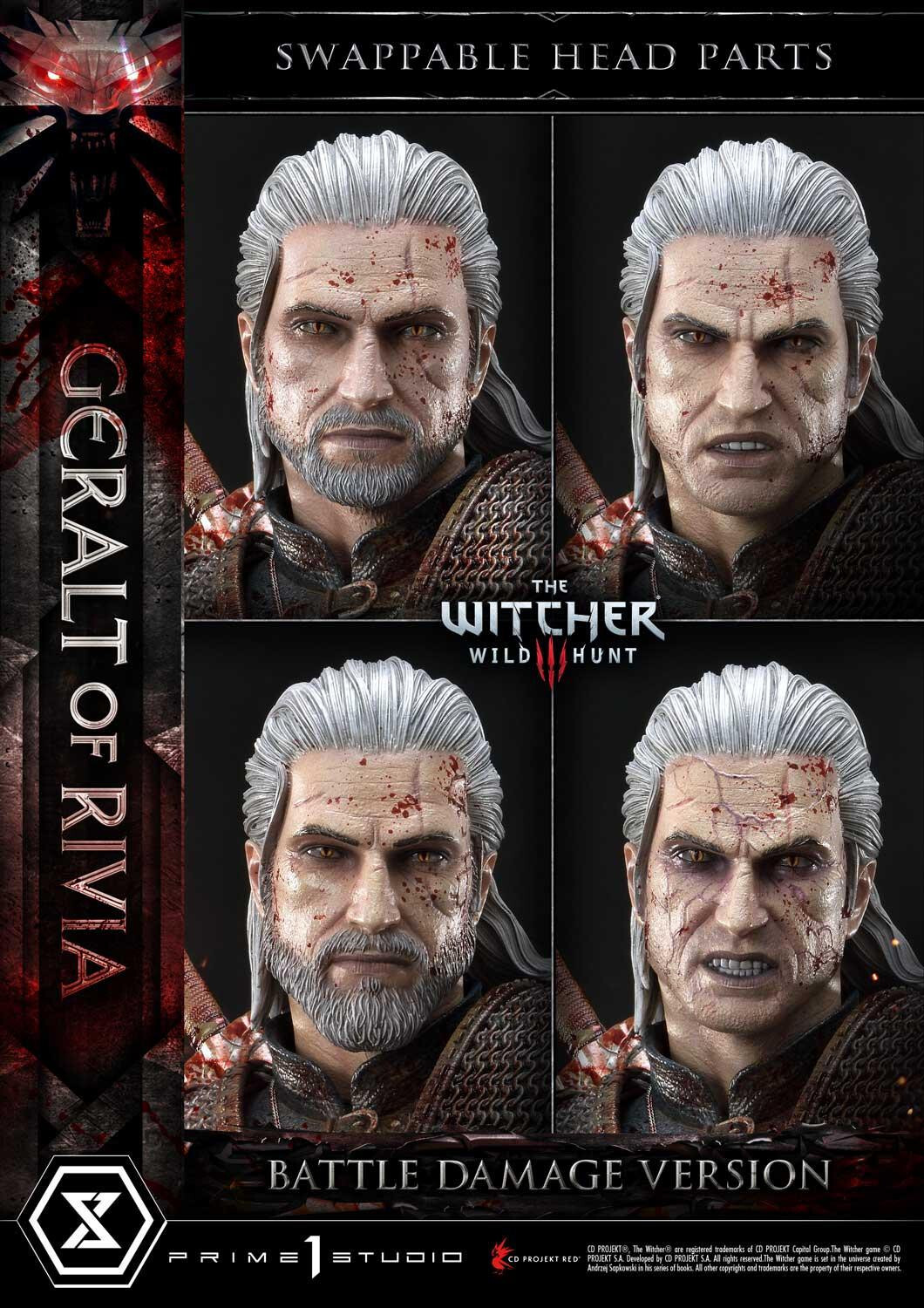 The Witcher 3: Wild Hunt - Geralt - Museum Masterline Series  (MMW3-01BD) - 1/3 - Battle Damage Version (Prime 1 Studio) photo 37