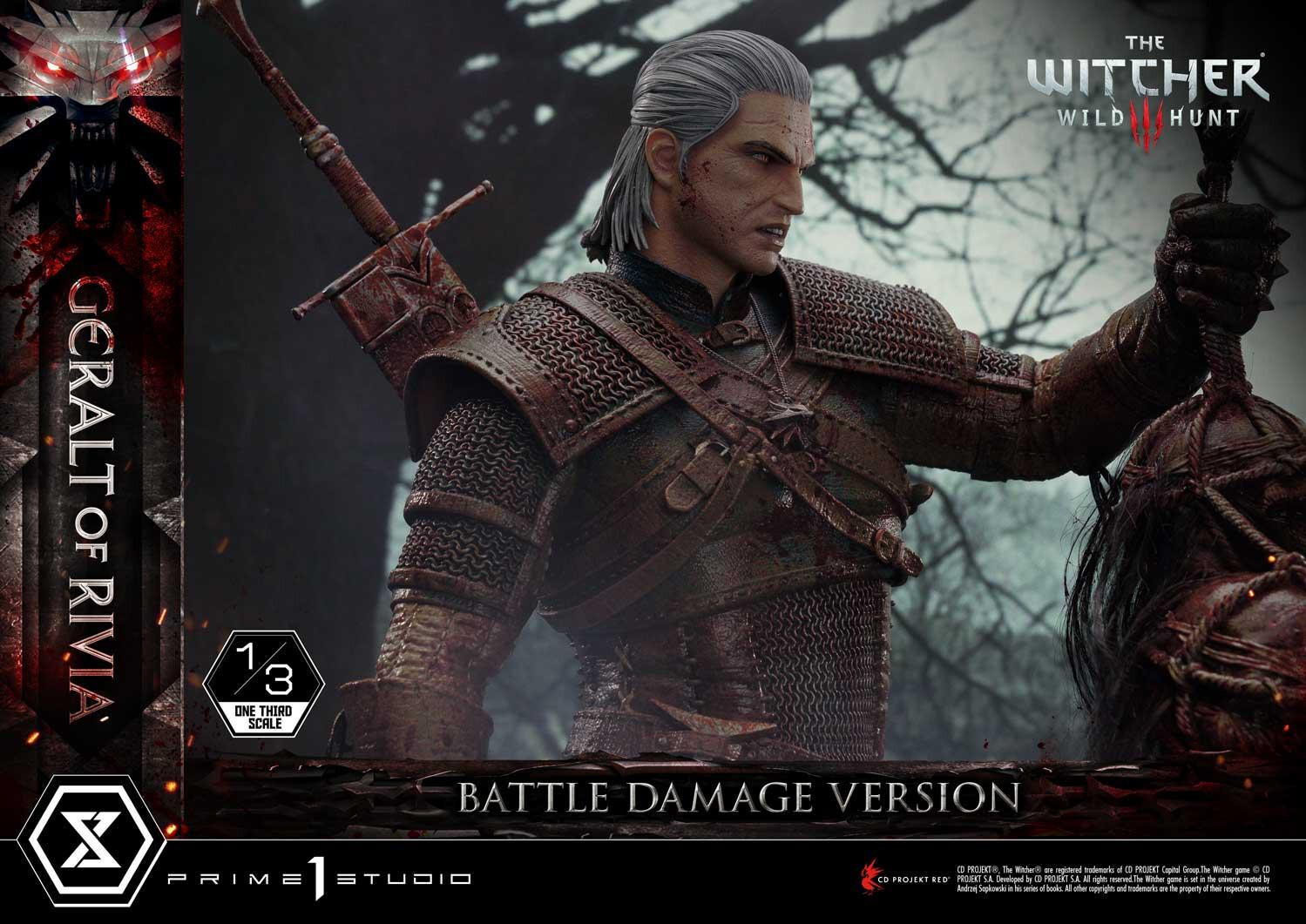 The Witcher 3: Wild Hunt - Geralt - Museum Masterline Series  (MMW3-01BD) - 1/3 - Battle Damage Version (Prime 1 Studio) photo 44