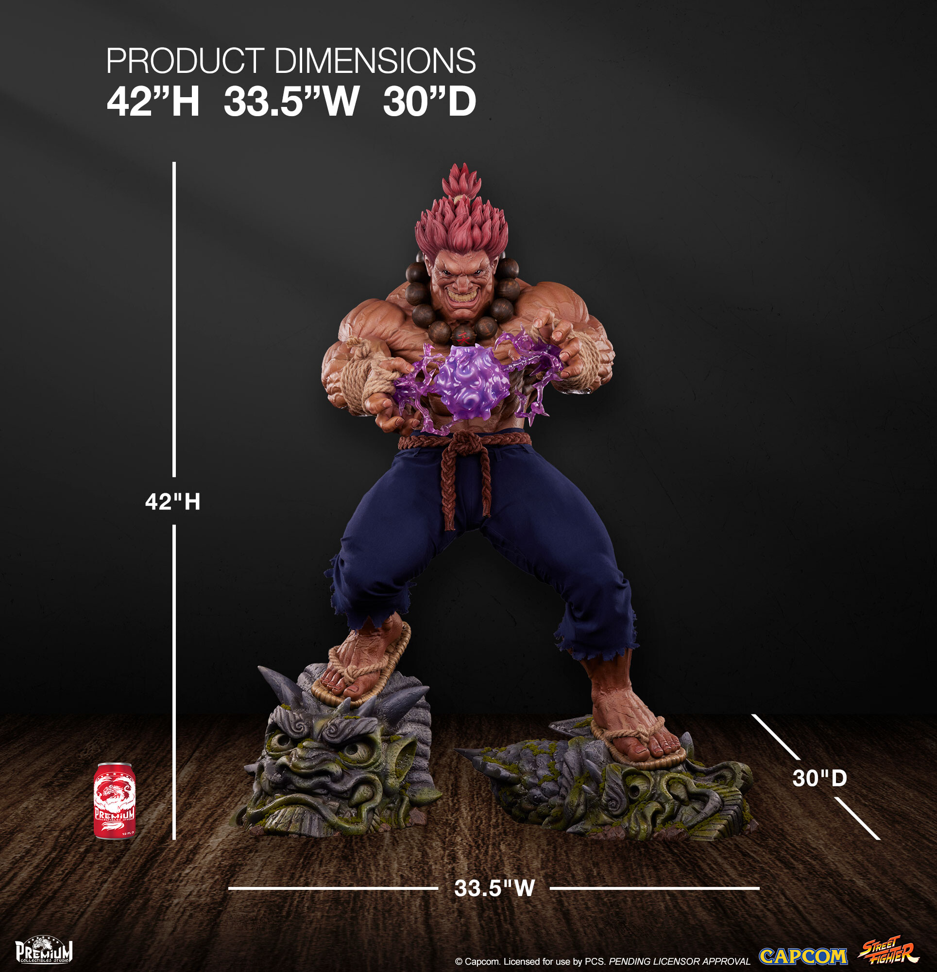 Street Fighter - Gouki - 1/2 (Premium Collectibles Studio) photo 2