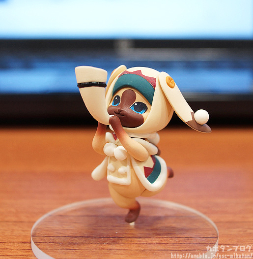Monster Hunter 4 - Hunter - Otomo Airou - Nendoroid (#376) - Urku Armor ver., Full Action (Good Smile Company) photo 4