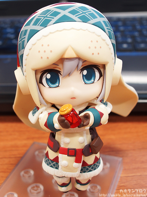 Monster Hunter 4 - Hunter - Otomo Airou - Nendoroid (#376) - Urku Armor ver., Full Action (Good Smile Company) photo 5