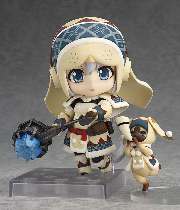 Monster Hunter 4 - Hunter - Otomo Airou - Nendoroid (#376) - Urku Armor ver., Full Action (Good Smile Company) photo 11