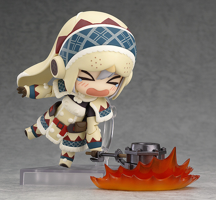 Monster Hunter 4 - Hunter - Otomo Airou - Nendoroid (#376) - Urku Armor ver., Full Action (Good Smile Company) photo 13