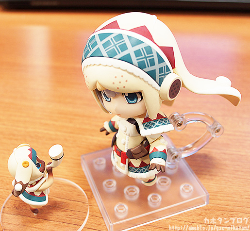 Monster Hunter 4 - Hunter - Otomo Airou - Nendoroid (#376) - Urku Armor ver., Full Action (Good Smile Company) photo 21