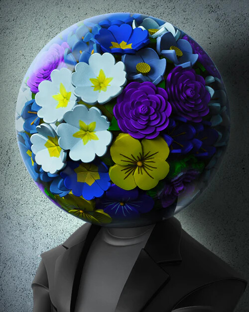 Original - Bust - Flower and Man - Winter Edition (Mighty Jaxx) photo 4